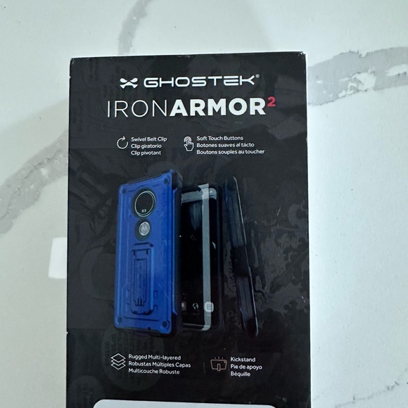 Rugged Black and Blue Phone Case for Cell Phones - Picture 1 of 5